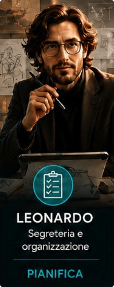 LEONARDO — Segreteria e organizzazione