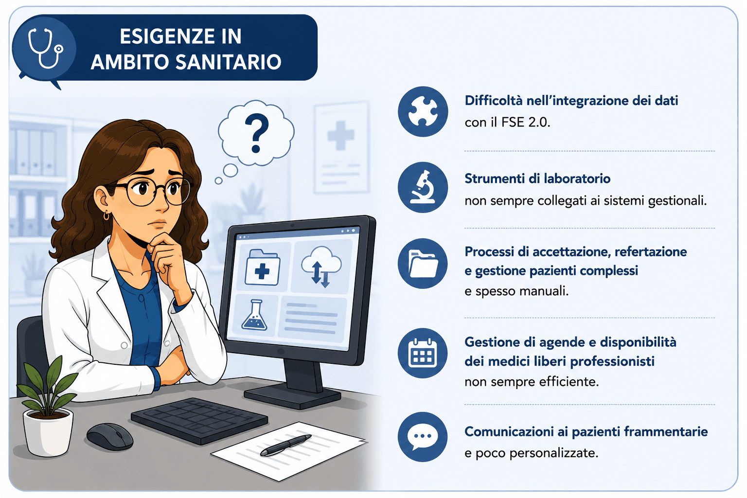 Esigenze in ambito sanitario
