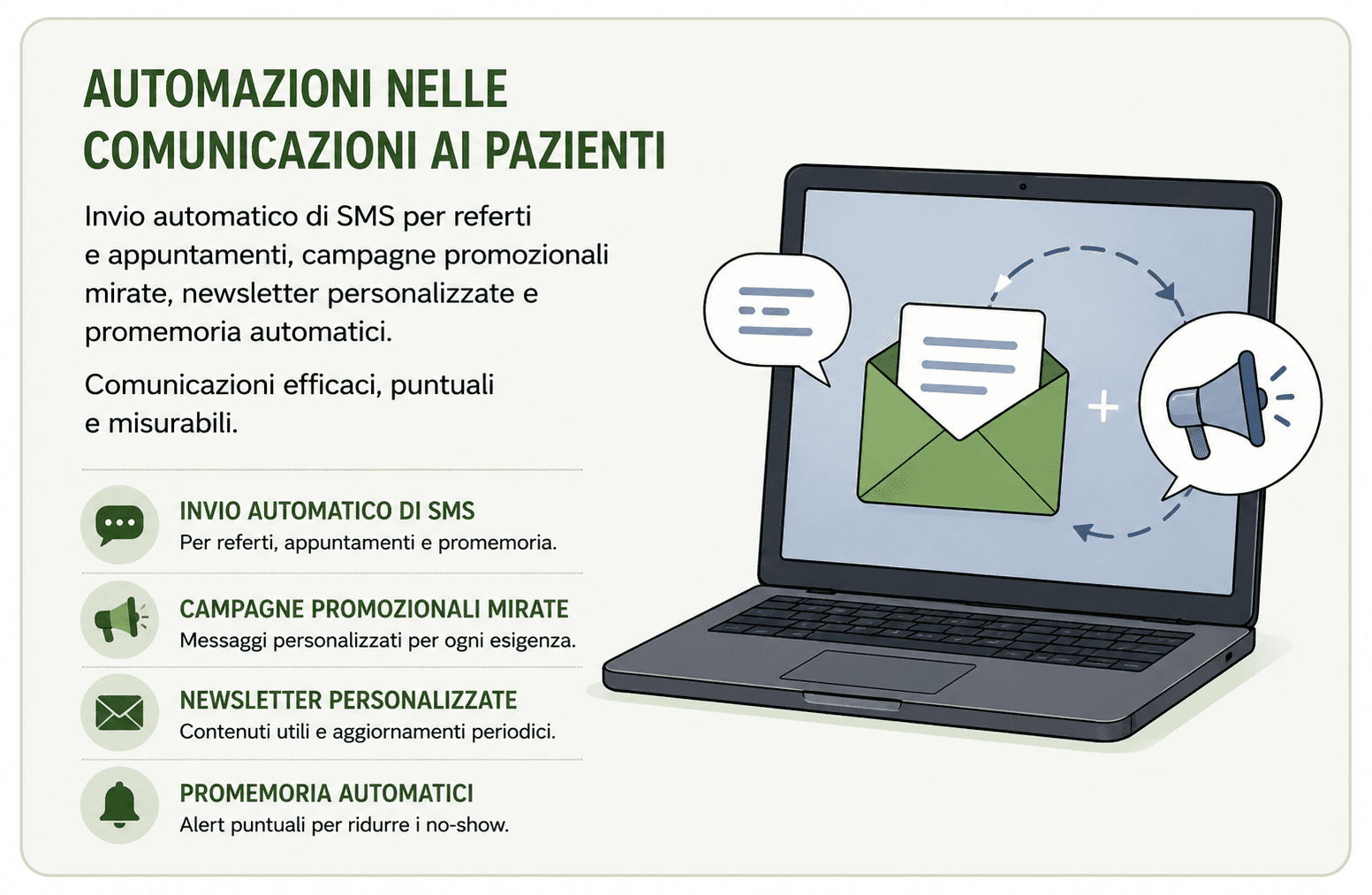 Automazioni nelle comunicazioni ai pazienti