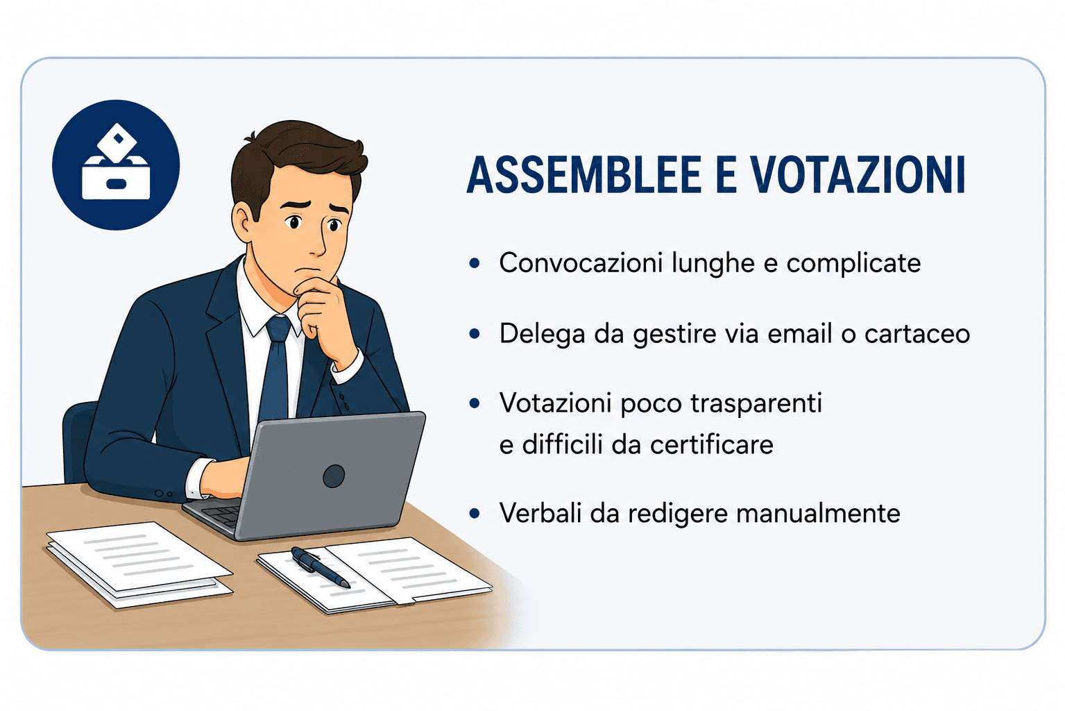 Assemblee e votazioni