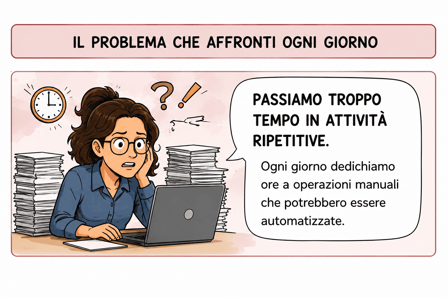 Passiamo troppo tempo in attività ripetitive